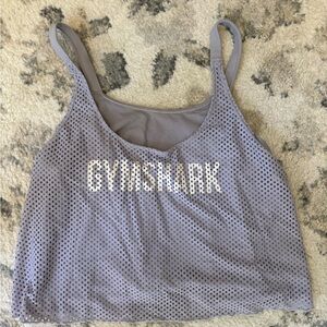 Gymshark Lavender Mesh Tank Size S